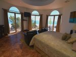 San Felipe Rental Beachfront Rental Home - Master bedroom with TV